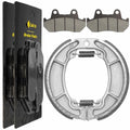 for Honda XL600V Transalp 1987 1988 89 90 Front Brake Pads & Rear Brake Shoes