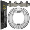 for Honda XL500R 1983 1984 Front Brake Pads & Rear Brake Shoes