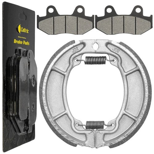 for Honda XL500R 1983 1984 Front Brake Pads & Rear Brake Shoes