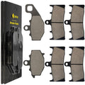 Front & Rear Brake Pads for Kawasaki ZX600 Ninja ZX6R ZX-6R 1998-2002 Front Rear