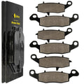 Front & Rear Brake Pads for Kawasaki ZR750 ZR7S ZR-7S 2001-2005 Front Rear