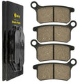 Caltric Front and Rear Brake Pads for KTM SX105 2007 2008 2009 2010 2011
