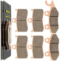 Front Rear Brake Pads for Triumph Tiger Sport 1050 Radial Caliper ABS 2007-2013