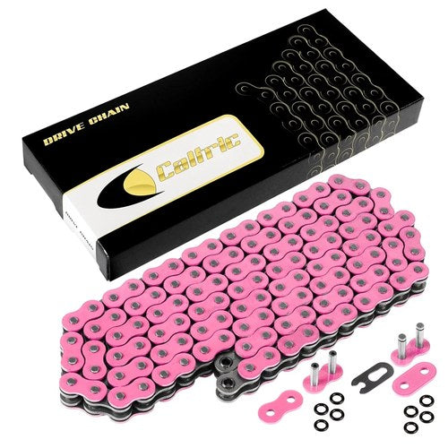 Pink O-Ring Drive Chain for Kawasaki ZX636 Ninja ZX6R ZX-6R 2005 2006