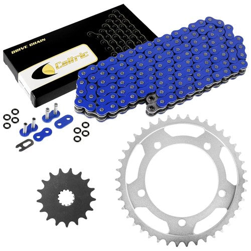 Blue O-Ring Drive Chain & Sprockets Kit for Suzuki GSX-R1000 GSXR1000 2001-2006