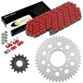 Red O-Ring Drive Chain & Sprockets Kit for Honda CBR600F Hurricane 1987-1990