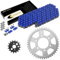 Blue O-Ring Drive Chain & Sprockets Kit for Kawasaki ZX900B Ninja ZX9R 1994-97