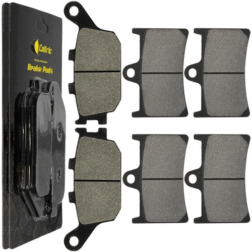 Caltric Front and Rear Brake Pads for Yamaha FZ09 900 2014 2015 2016 2017