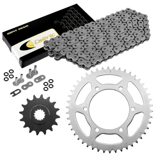 O-Ring Drive Chain & Sprockets Kit for Yamaha FZ6 FZ600S FZ6S 2004 2005 2006 20