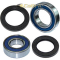Rear Wheel Ball Bearings Seals Kit for Yamaha Kodiak 400 YFM400FW 4X4 1993-1995
