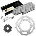 White O-Ring Drive Chain & Sprocket Kit for Suzuki GSX-R600 GSXR600 1998-2000