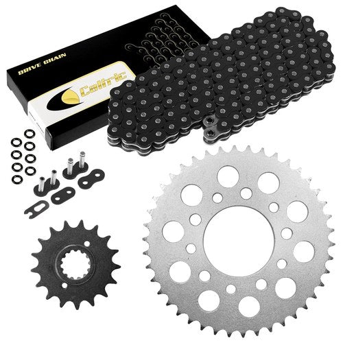 Black O-Ring Drive Chain & Sprockets Kit for Honda CBR1000F Hurricane 1989-1995