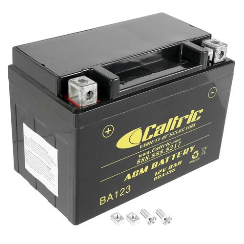 Caltric YTX9-BS Agm Battery for Triumph T2500183 Agm Battery 12Volt 8Ah