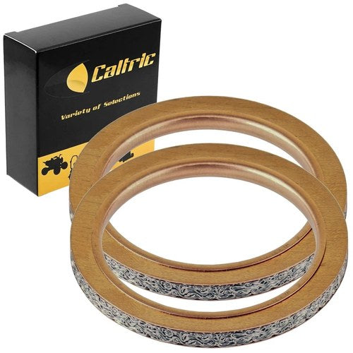 2 Exhaust Muffler Pipe Gaskets for Yamaha XT550 1982-1983 / XT600 1984-1995