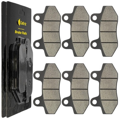 Caltric Front and Rear Brake Pads for Hyonsung GT650 GT650TTC GT650R 2005-2016