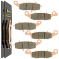 Front And Rear Brake Pads for Kawasaki Vulcan 1500 Nomad Fi VN1500L 2000