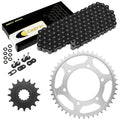 Black O-Ring Drive Chain & Sprockets Kit for Yamaha FZ1 FZS1000 2001-2005