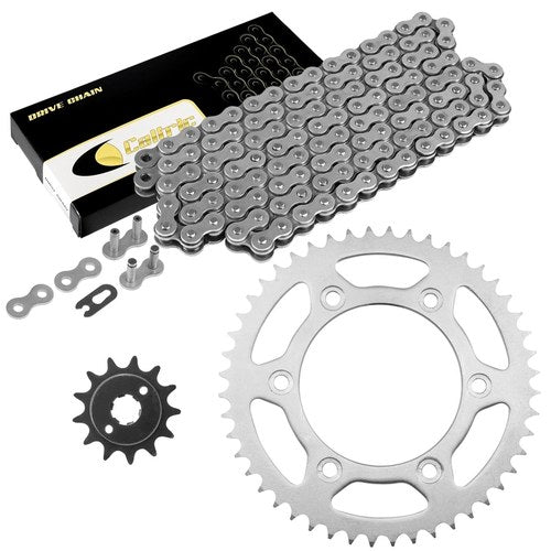Drive Chain & Sprockets Kit for Honda XR250R 1990 1991 1992 1993 1994 1995