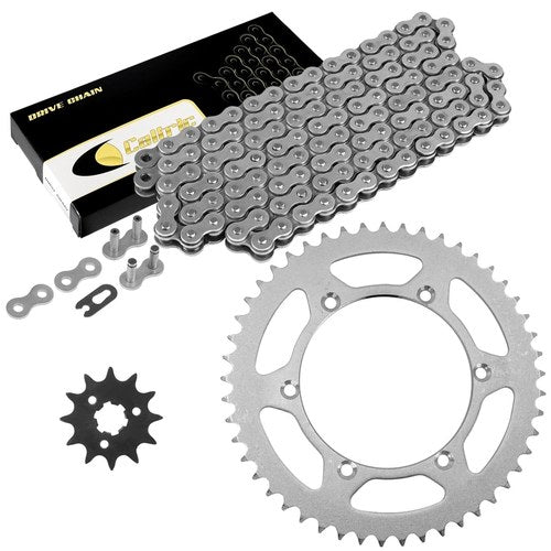 Drive Chain & Sprockets Kit for Kawasaki KX125 1994 1995 2000 2001 2002