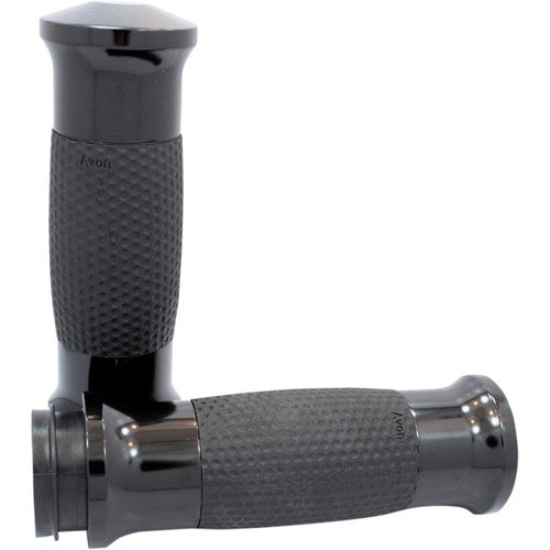 Avon Air Gel Grips for H-D Motorcycles w/Fly-By-Wire Throttle (Anodized Black)