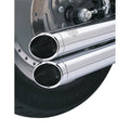 Vance & Hines - 16917 - Slash-Cut Billet End Caps for Big Shots Exhaust (Chrome)
