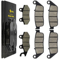 Caltric Front and Rear Brake Pads for Triumph Bonneville 2016-2019