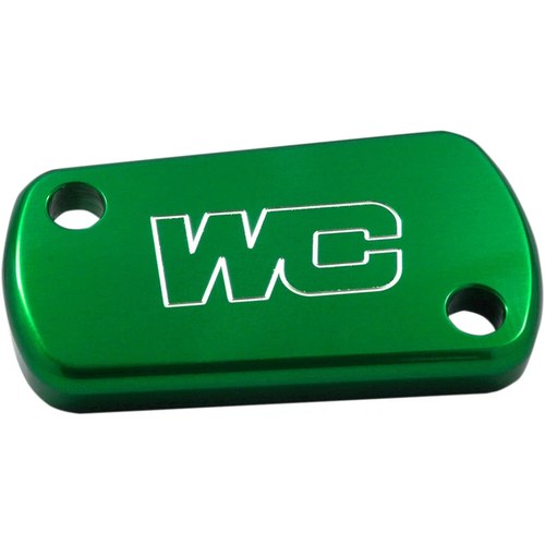 Works Connection Aluminum Rear Brake Reservoir Cover (Green) 21-618