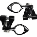 Ciro Highway Peg Mounting Kit w/ Clevis for H-D "D" Spring Pegs (Black) 60022