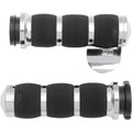 Avon Air Cushion Grips for H-D Motorcycles w/Fly-By-Wire (THROTTLE Boss Chrome)