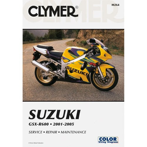 Clymer Physical Book for Suzuki Gsxr 600 GSXR600 2001-2005 | M264