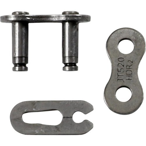 JT Chains 520 Hdr Super Competition Non-Sealed Clip Connecting Link (Natural)