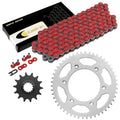 Red Drive Chain And Sprocket Kit for Honda CR250R 1995-2001 2003