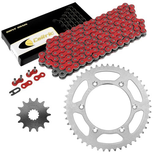 Red Drive Chain And Sprocket Kit for Yamaha YZ450F 2003 2004