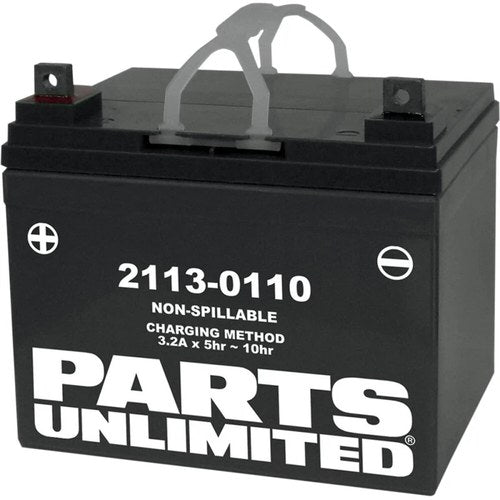 Parts Unlimited Agm Maintenance-Free Battery U1-32 Rhino (2113-0110)