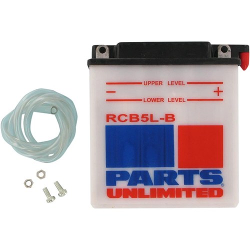Parts Unlimited 12V Heavy-Duty Battery YB5L-B (RCB5L-B)