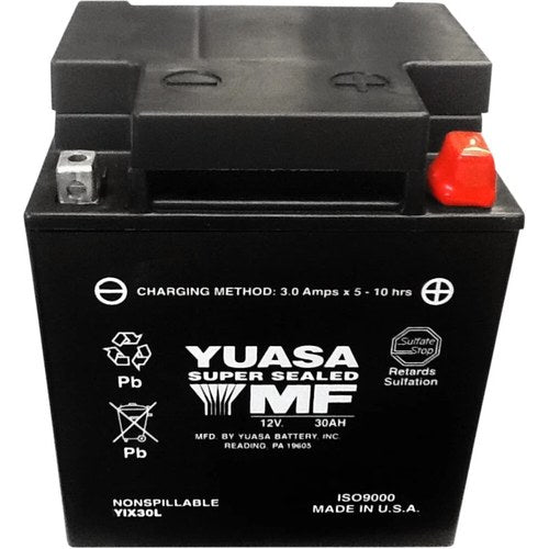 Yuasa Factory-Activated Maintenance-Free Agm Battery (YIX30L-PW) YUAM7230LPW