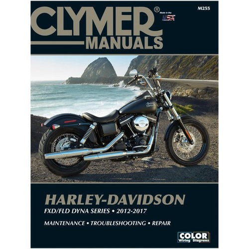Clymer Physical Book for Harley-Davidson FXD/FLD Dyna Series (2012-2017) | M255