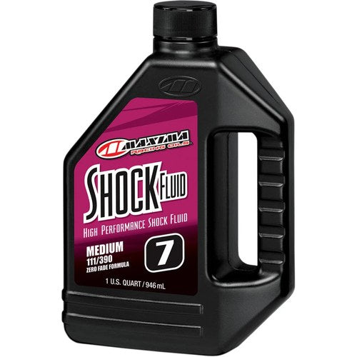 Maxima Racing Oil Motorcycle Suspension Medium Shock Fluid/Oil | 7W | 1 Qt
