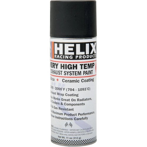 Helix Silica Ceramic High Temp Exhaust System Paint (Black) | 11 oz | 165-1020