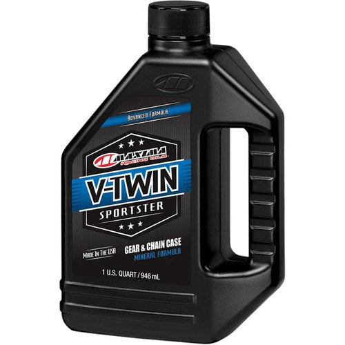 Maxima Racing V-Twin Sportster Transmission & Primary Chain Case Fluid/Oil, 1 Qt