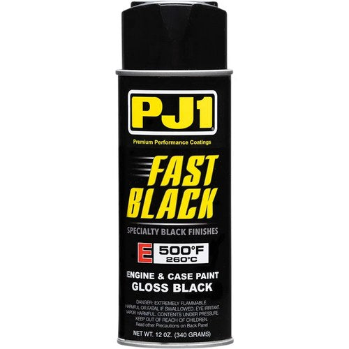 PJ1/VHT Fast Black Engine and Case Paint 500F - Gloss Black | 12 oz | 16-ENG