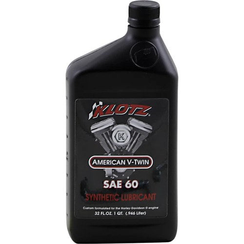 Klotz Oil V-Twin TechniPlate Full Synthetic Motor Oil | 60W | 1 Quart | KH-60