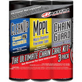 Maxima Racing Oil Motorcycle Chain Care Kit Bundle: Clean Up, Mppl & Chain Guard