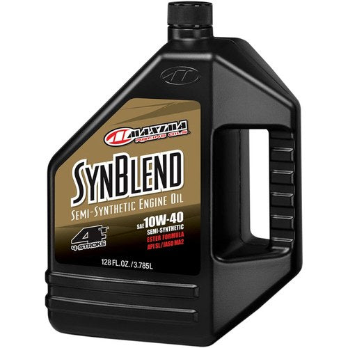 Maxima Racing Oil SynBlend Semi-Synthetic 4-Stroke Motor Oil | 10W-40 | 1 Gallon