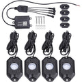 Brite-Lites Rgb Bluetooth LED Rock Light Kit for ATV/UTV/Snowmobile BL-RGBROCK4