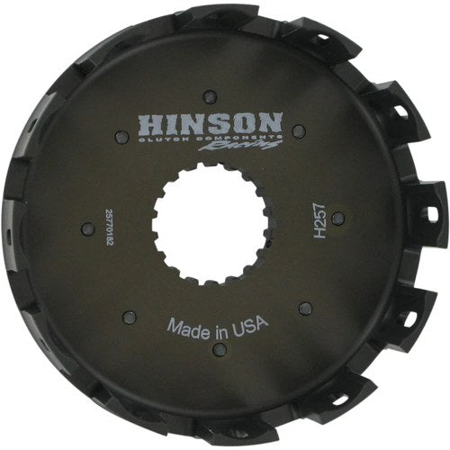 Hinson Racing Billetproof Hardcoated Aluminum Clutch Basket w/Cushions (H257)