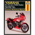 Haynes Repair Manual - Yamaha FJ, FZ, XJ & YX600 Radian Fours 1984-1990
