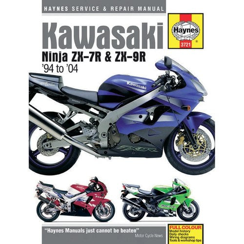 Haynes Repair Manual - Kawasaki ZX-7R & ZX-9R Ninjas 1994-2004