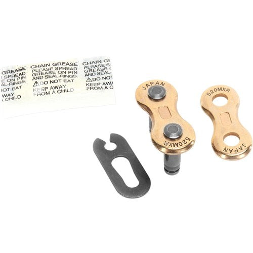 EK 3D ThreeD 520 Mxr Motocross Spj Non-Sealed Clip Master Connecting Link (Gold)