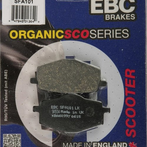 Ebc Sfa Organic Scooter Brake Pads / One Pair (SFA101)
